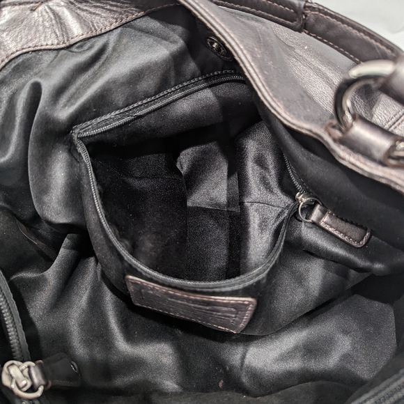 Coach Vintage Campbell Leather Belle Carryall Purse Shoulder Bag - Picture 11 of 15